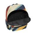 thumbnail image 6 of FORMRS School Backpack with Front Zippered Pocket 12" Student Travel Daypack, Retro Colorful Stripes, 6 of 6