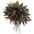 thumbnail image 1 of Buisson de Paon avec Jardinière en Métal, 1 of 1