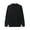 Black, variant on Men's Long Sleeve V-Neck Knit Polo Sweater, Soft Solid Color Pullover Sweater with 3-Button Placket, Ribbed Cuffs and Hem, Business Casual Sweater for Work and Daily Wear