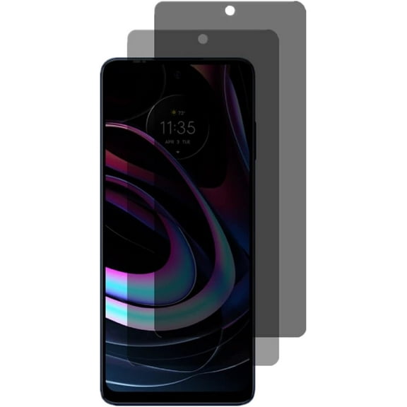 VIESUP 2PACK Screen Protector Compatible with Motorola edge (2021) 6.80" XT2141 Anti-spy , Easy Installation Anti-Scratch Privacy Tempered Glass Screen Protector