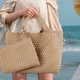 thumbnail image 3 of Bolsa de hombro de moda de hombro tejidos de PU de gran capacidad con monedero de embrague JShteea Para Estrenar, 3 of 6