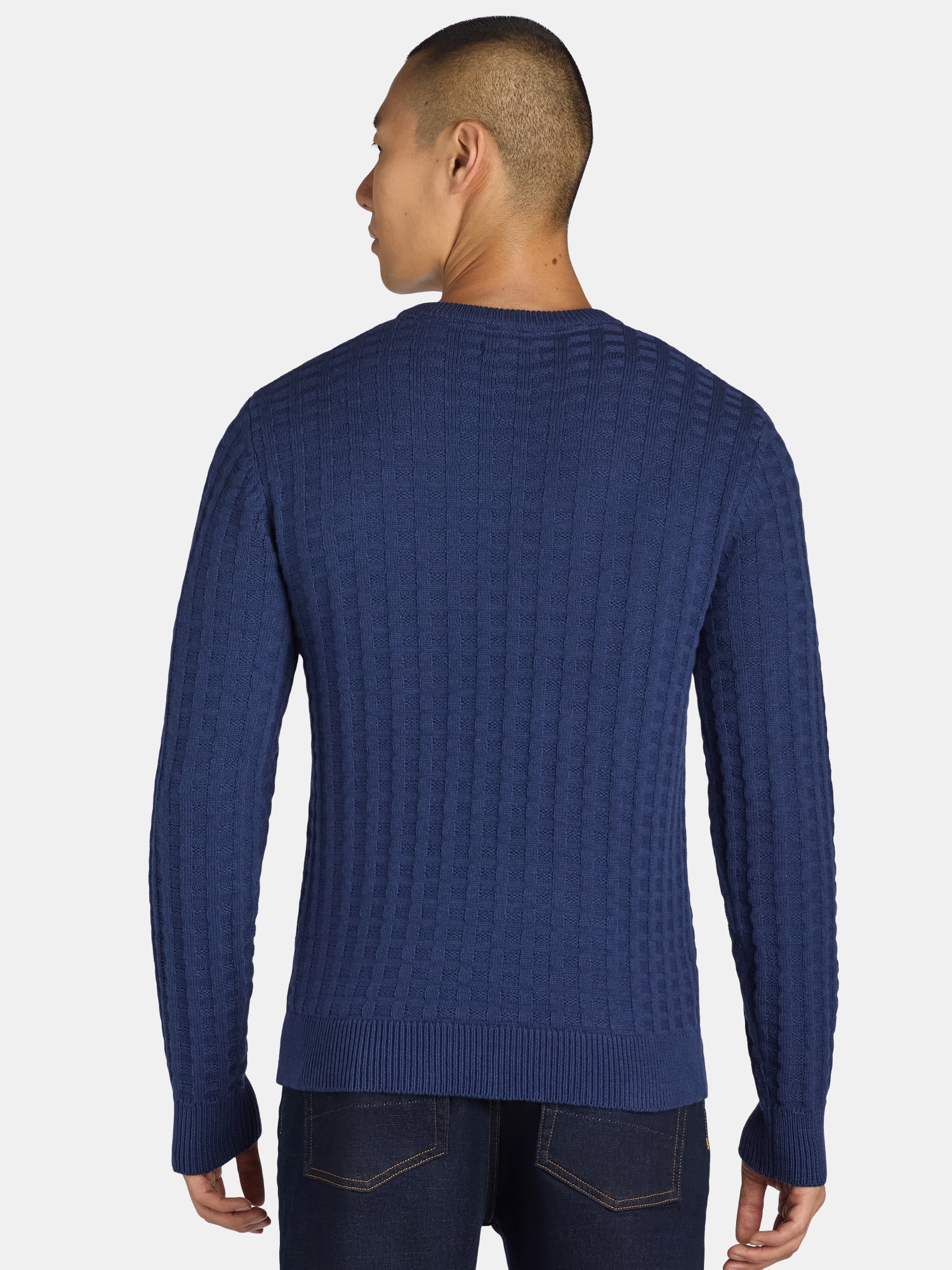 Tribekka 44 Men's Textured Crewneck Sweater, Sizes XS-3XL