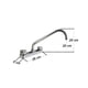 thumbnail image 3 of Llave Mezcladora Agua Fregadero O Tarja De Cocina Idrop  Cromado Cuerpo Plastico Cuello Acero, 3 of 3