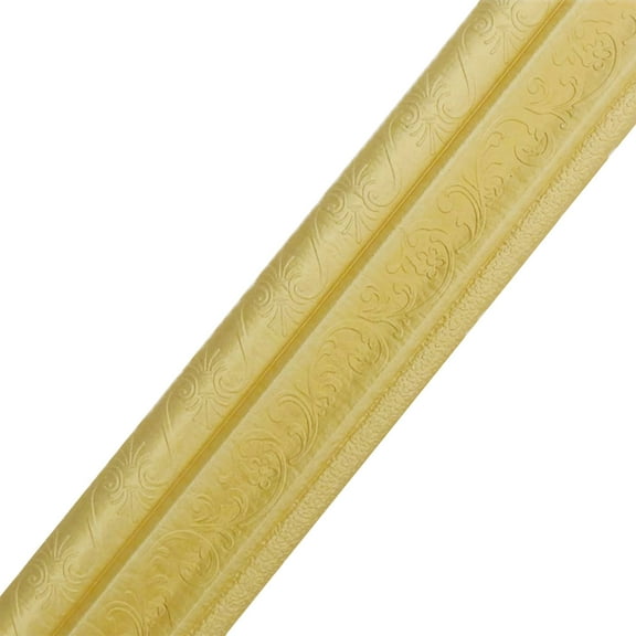 Self-Adhesive Three-Dimensional Wall Edging Strip Border Wall Decor Wall Stickers Gold