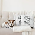 thumbnail image 4 of Ambesonne Saying Throw Pillow Cover 2 Pack, You are Stronger Wisdom Life, 18", Black and White, 4 of 5