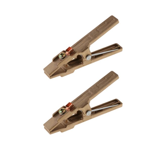 Abrazadera de a de 2 Piezas para Soldadores 300A para Soldadura / Corte / Soporte de Transacción Eléctrica Cuerpo de Latón M Zulema Abrazadera de tierra de soldadura