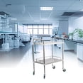 thumbnail image 1 of Elodie Lab Utility Cart 2 Layer 360 degree Silent Wheels Mobile Utility Cart, Lab Serving XS, 1 of 8