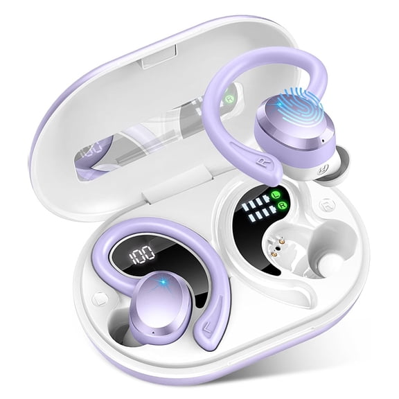 True Wireless Earbuds, In Ear Bluetooth Headphones with Bluetooth 5.3 and IPX5 Water Resistance for Workouts, Music and Everyday Listening