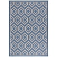 thumbnail image 3 of Safavieh Courtyard Amelia Geometric Indoor/Outdoor Area Rug, Blue/Beige, 6'7" x 9'6", 3 of 14