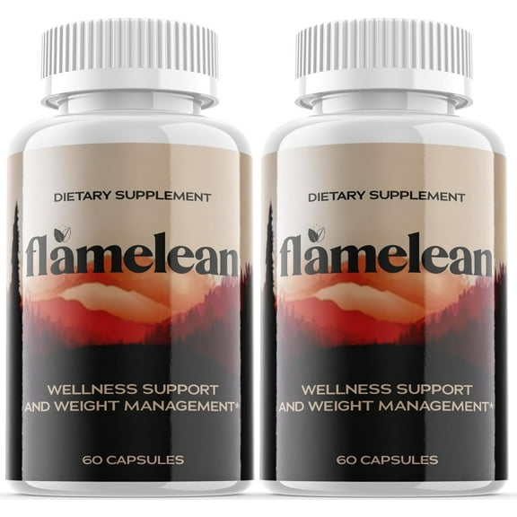 (2 Pack) Flamelean - Keto Weight Loss Formula - Energy & Focus Boosting Dietary Supplements for Weight Management & Metabolism - Advanced Fat Burn Raspberry Ketones Pills - 120 Capsules