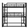 thumbnail image 2 of [Long Lasting & Safe] Restonic Bunk Bed in Twin XL with Metal Slats & Guard Rails, 2 of 8