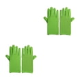 thumbnail image 4 of Advancent Guantes de Spandex para mujer, ropa de mano, elástico ajustable, multicolor, adornos de conducción multifuncionales, protector solar, Pasto verde 2Conjunto, 4 of 6