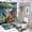 Rain and Fox (2), variant on Fox Print Shower Curtain 4-Set Animal Style Pattern Bathroom Decor, Includes Bath Mat, Toilet Cover Mats, U-Shaped Mat And Shower Curtains 72inX72in