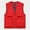 Red, variant on jjayotai Mens Tops Clearance Men's Lightweight Utility Summer Vest Jacket Outdoor Sports Photography Safari Fishing Travel Cargo Vest