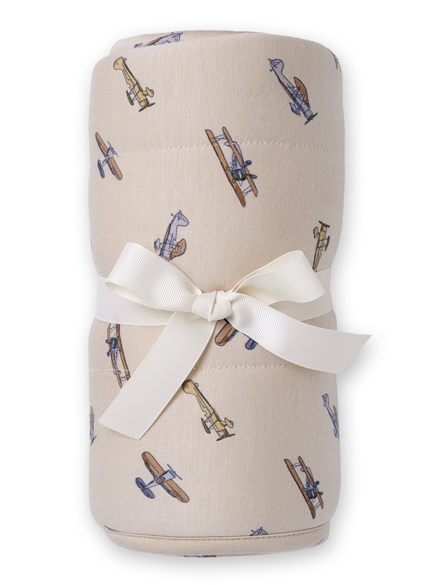 Modern Moments by Gerber Baby Neutral Super Soft Quilted Blanket, Airplane, One Size