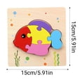 thumbnail image 3 of Wooden 3D Educational Puzzle Set, Learning Shape Building Toy For Cognitive Development And Fine Motor Skills Practice, Intellectual Growth Montessori Puzzle Gift, 3 of 9