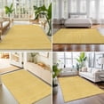 thumbnail image 5 of Cream Yellow Washable Living Room Rugs 6'x9', Country Vintage Minimalist Solid Color Backdrop Washable Throw Large Area Rug Non-Slip Sturdy Edge Binding Carpet for Dining Room Kitchen Office, 5 of 9