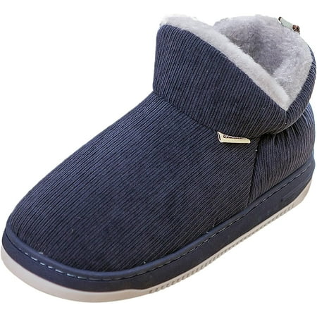

Casual Winter Snow Boots Suede Fashion Western Boots Slip On Booties for Women Low Heel Slide Warm Solid Color Thick Sole Lightweight Work Boots Ladies Women Hiking Boots Womens Boots Cowgirl