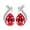 Orange, variant on YYKihy Drop Water Fashion Women's Flash Drill Suit Pendant Earrings Necklace Necklaces & Pendants