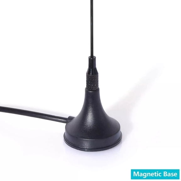 Dual VHF UHF Antenna 136-174MHz 400-470MHz for Ham Radio with Magnetic Base