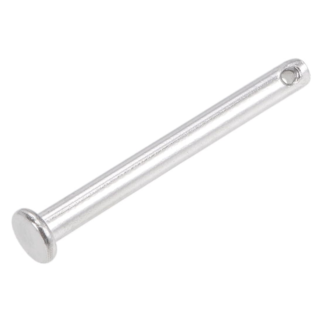 Uxcell 4-Pack Clevis Pins – 10mm X 40mm Flat Head, 304 Stainless Steel Single Hole Hinge Pin