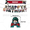 thumbnail image 3 of Suministros de decoración de fiesta de cumpleaños My Hero Academia, pancarta de fondo, globo, eslinga, regalo para niño, utilería de fotografía para estudio de Baby Shower, 3 of 4