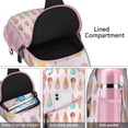 thumbnail image 4 of Colorful Ice Cream Pattern Sling Bag - Anti-Theft Crossbody Chest Bag for Hiking, Biking & Travel - Spacious & Organized with Durable Comfortable Design, 4 of 5
