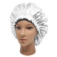 thumbnail image 1 of Gorro de ducha ELEBOX súper jumbo impermeable blanco, 1 of 7