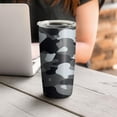 thumbnail image 4 of Camouflage 20oz Coffee Tavel Tumblers, Stainless Steel Mobile Tumbler, Vacuum Insulated Coffee Mug with Lid, Spill-Proof Travel Cup for Hot & Cold Drinks, 4 of 6
