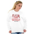 thumbnail image 4 of Flash Gordon Logo Vintage Comic Hero Sweatshirt for Men or Women Brisco Brands L, 4 of 6