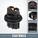 thumbnail image 3 of Portalámparas de luz intermitente delantera 81128-06470 para Toyota Avalon 2013-2016 plástico negro (juego de 2), 3 of 7