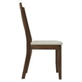 thumbnail image 5 of Castle Place Contemporary Wooden Dining Chair,Set of 2, Brown, 5 of 8