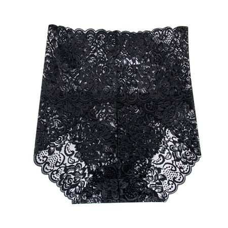 SXcggal Sexy Lace Mesh Transparent Women Underwear Plus Size High Waist Panty Panties Fashionable Soft Women s Underwear