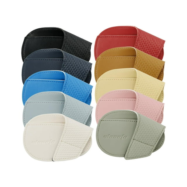 Funda Protectora de Cuero PU Zulema para Cabeza de Palo de Golf 10 Piezas Talla S Colores Mezclados