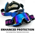 thumbnail image 2 of Purple Motorcross Goggles Riding Ski UV400 Men Motorcycle Glasses MX Cycling For Motocycles Mountain BikesBicycles MX ATV, 2 of 10