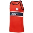 thumbnail image 2 of Men's New Era Orange Houston Astros Jersey Ringer Tank Top, 2 of 3