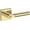 Non-Lacquered Brass, variant on Baldwin ENLKFCSR190 Lake Forest Single Cylinder Keyed Entry Door Lever Set - Black
