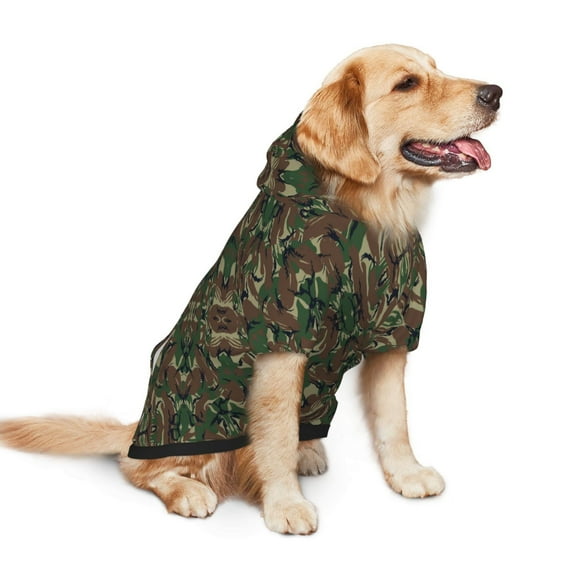 Dog Hoodie Pet Clothes Camouflage Sweater Sweatshirts Pullover Coat for Large Medium Dogs Small