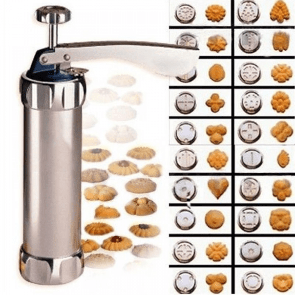 Home Cookie Machine, Cookie Making Mold, Baking and Piping Gun, Cream Mounting Device, Baking Machine