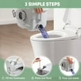 thumbnail image 3 of JAXPETY Portable Push-rod Toilet, 20L/5.28 Gallon Outdoor Commode with Detachable Tank for Camping, Boating, Hiking and Traveling, Cold Gray, 3 of 23