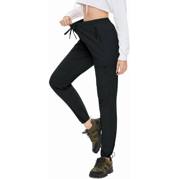 SEVEGO Womens Hiking Pants Tall Inseam 30"/32"/34"/36" Athletic Cargo Pants Lightweight 4 Zipper Pockets Water