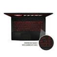 thumbnail image 5 of MSI GF63 Thin 9SC-068 15.6" Gaming Laptop, Thin Bezel, Intel Core i5-9300H, NVIDIA GeForce GTX1650, 8GB, 256GB NVMe NVMe SSD, 5 of 5