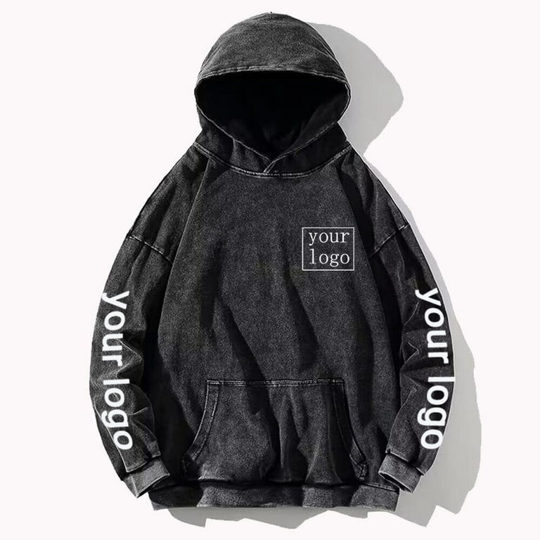 Logo Picture Personalized Custom Men Women DIY Hoodies Sweatshirt Clothing Walmart
