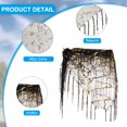 thumbnail image 3 of Uxcell Women's Belly Dance Hip Scarf with Sequins Triangle Wrap Skirts Waist Chain for Music Festival Costume Performance Black/Gold, 3 of 7