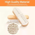 thumbnail image 2 of Soft Rubber Suede Brush for Shoes & Leather –2025 New Cleaner for Shoe Care Accessories, Suede Cleaning Brush for Shoes, Bags, Jacket, Purse, Sofa with Wooden Handle, Stain Eraser, 2 of 8