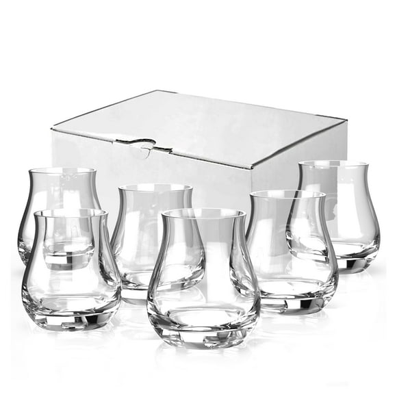 GLENCAIRN Whiskey and Gin Mixer Glass, Set of 6 in Trade Pack
