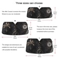 thumbnail image 5 of Hats Clocks Machines Car Windshield Sun Shade Reflector Sunshade Foldable for Front Keeps Vehicle Cool, 5 of 8