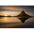 thumbnail image 2 of Kruczynski, Wojciech 18x13 Black Ornate Wood Framed with Double Matting Museum Art Print Titled - Kirkjufell, 2 of 4