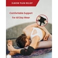 thumbnail image 2 of Hurmoya Elbow Brace for Cubital Tunnel Syndrome & Ulnar Nerve Pain Relief - Adjustable Compression Sleeve (Medium, Unisex), 2 of 3