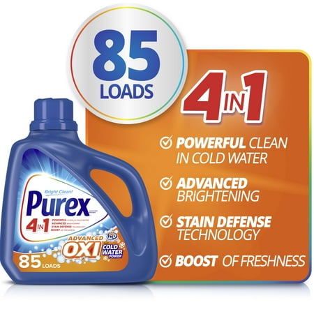 UPC 024200000868 product image for Purex Advanced Oxi Power Liquid Detergent  128 fl oz  85 Wash Loads | upcitemdb.com